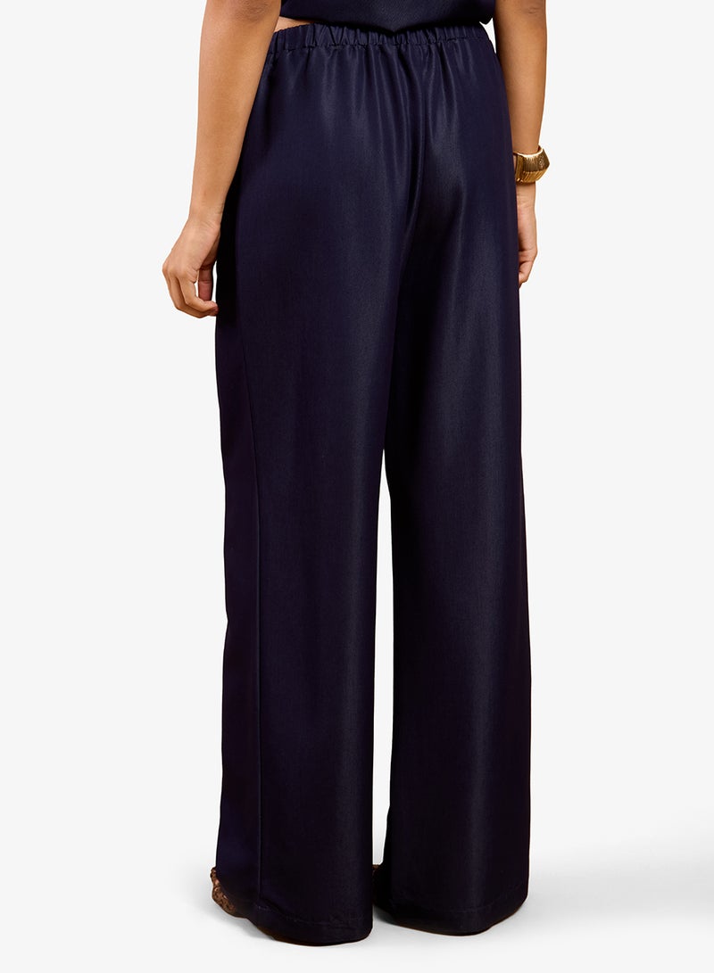 Little Mistress Indigo Denim Trouser - Image 2